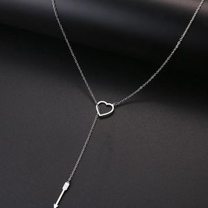 Love Me Like Cupid Long Lariat Necklace